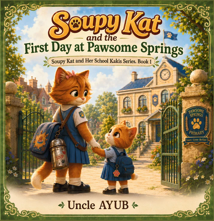 Cover of Soupy Kat and the First Day at Pawsome Springs