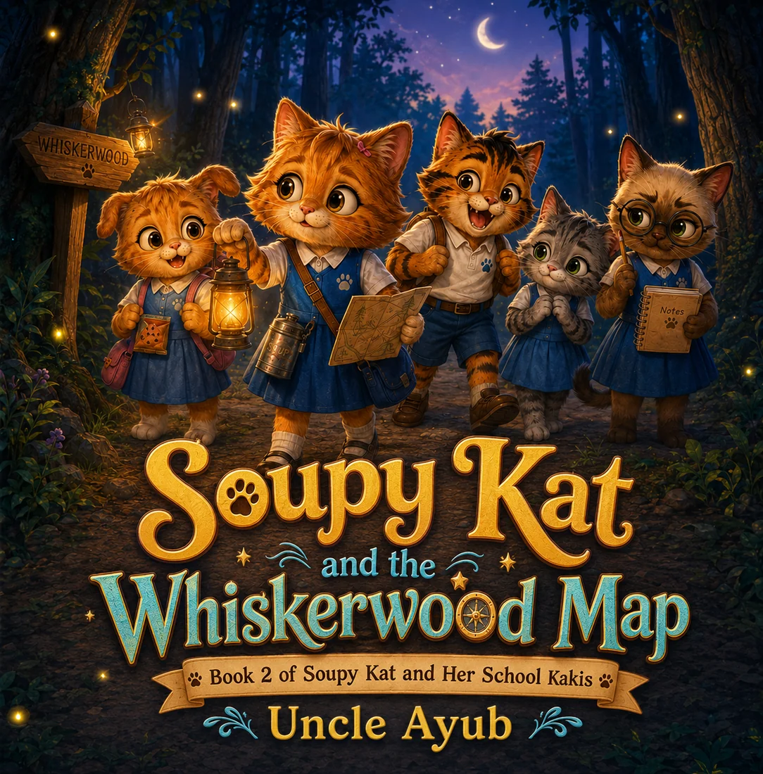 Cover of Soupy Kat and the Whiskerwood Map